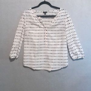Talbots Polka Dot Blouse Medium